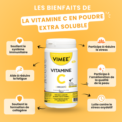 Vitamine C poudre extra soluble 1kg