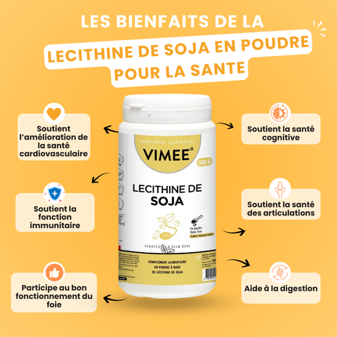 Lécithine de soja en poudre 500G