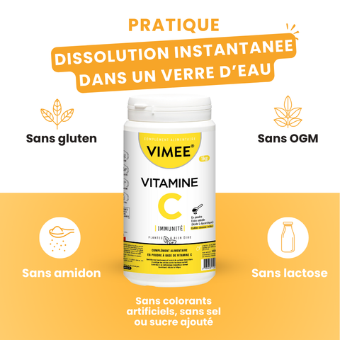 Vitamine C poudre extra soluble 1kg