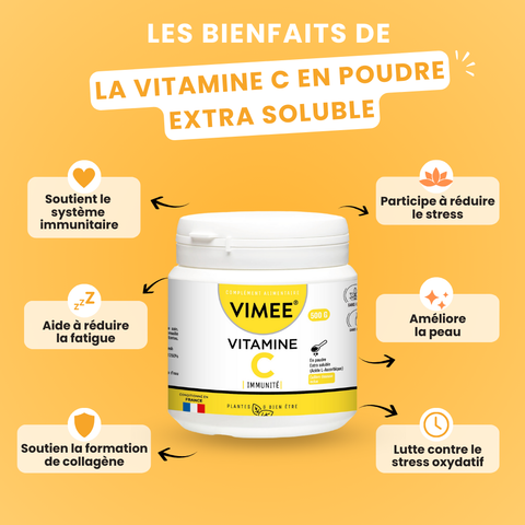 Vitamine C poudre extra soluble 500g